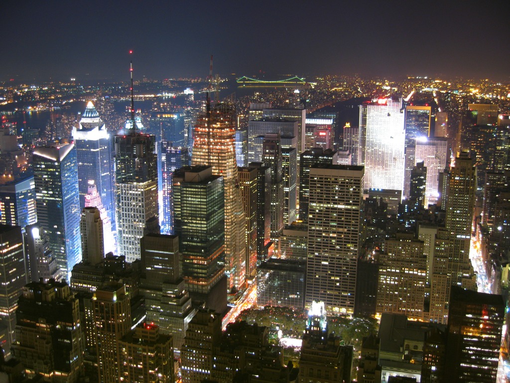 デスクトップ ニューヨーク 夜景 壁紙 さまざまな画像のイラスト